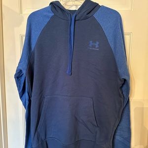 Under Armour hoodie sweatshirt, new, blue, medium